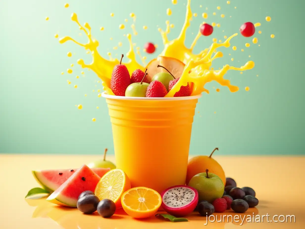 Vibrant-Tropical-Fruit-Explosion-with-Fresh-Juice-Splash