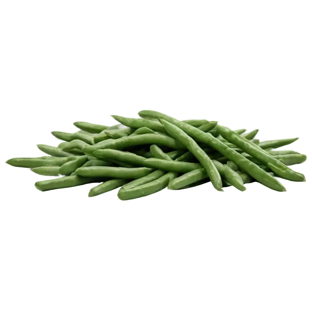 HighQuality-PNG-Image-of-Fresh-Green-Beans-on-a-Plate-for-Culinary-Inspiration