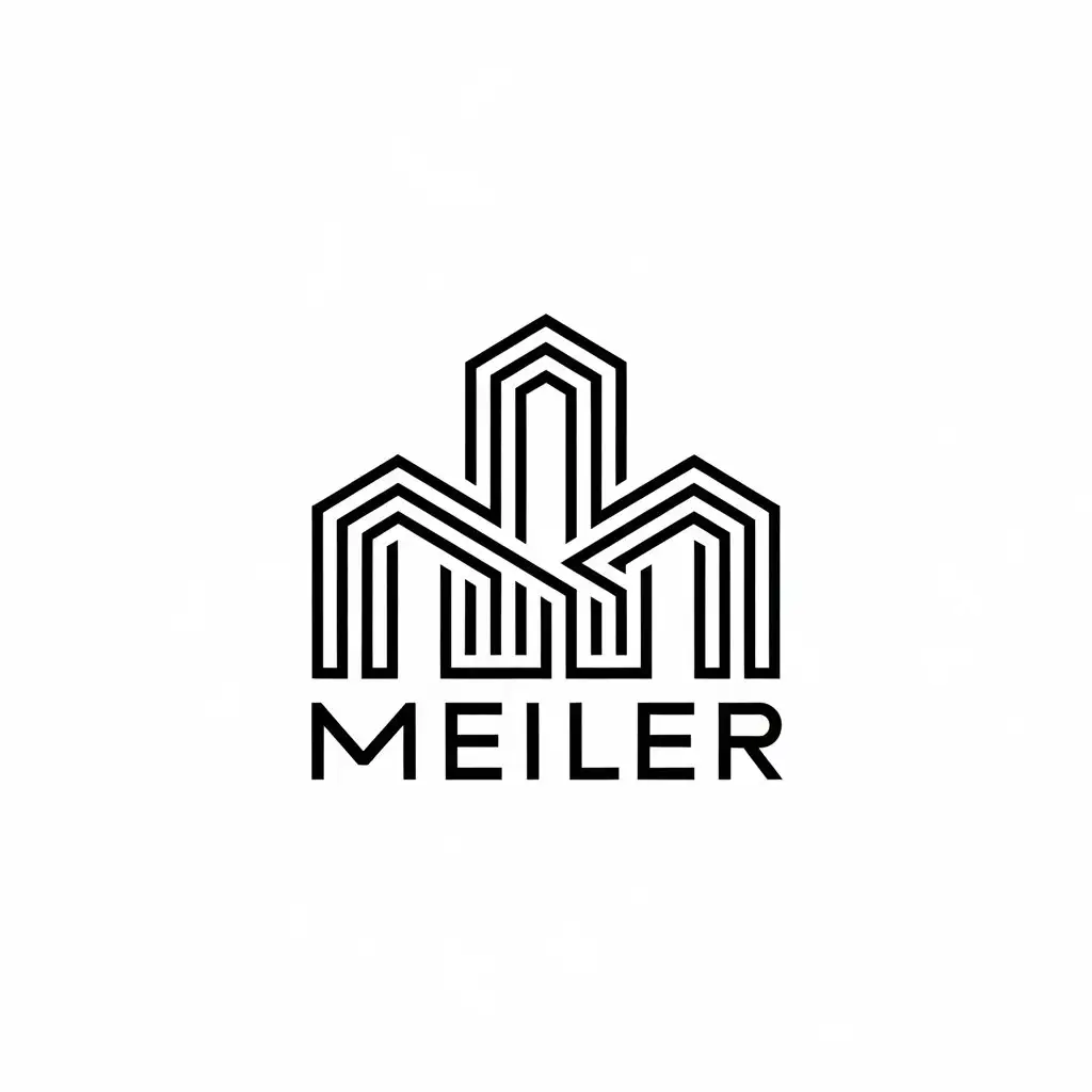 LOGO Design for Meiler Architectural Excellence in Construction Industry with Furniture and Interior Elements