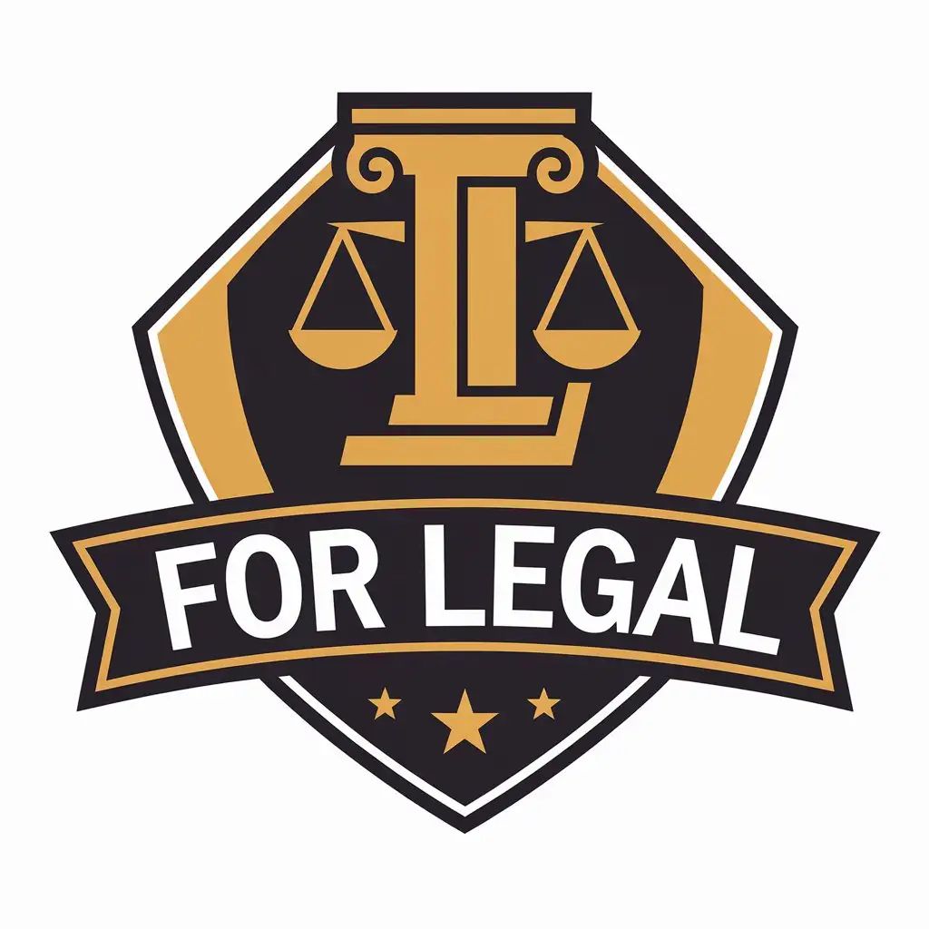 LOGO Design For Legal Law Symbol in Modern Style for Legal Industry