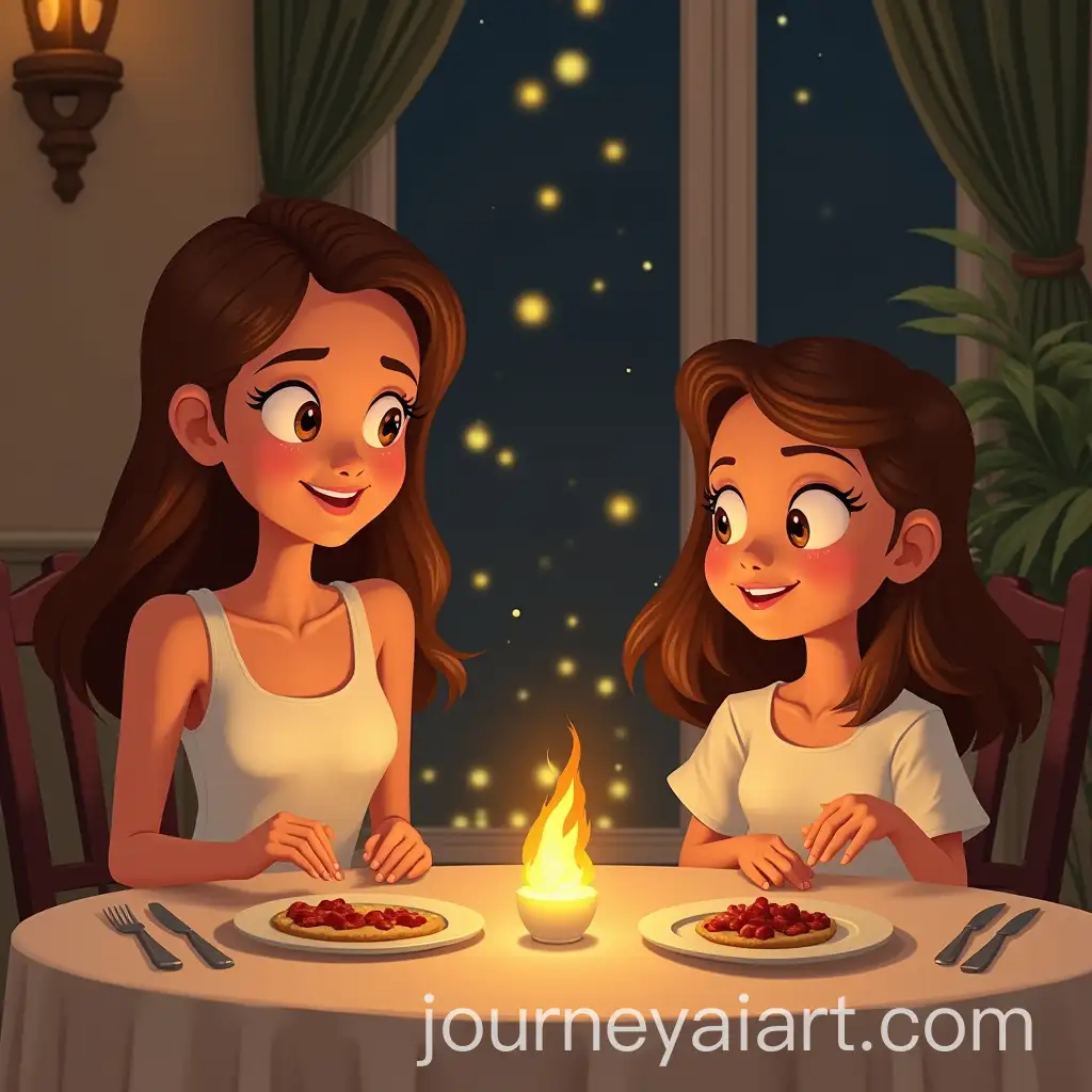 Molly-Mae-and-You-Enjoying-Dinner-Together-at-the-Table