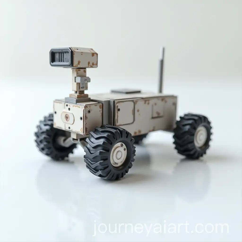 CloseUp-View-of-a-Miniature-Rover-on-a-White-Surface