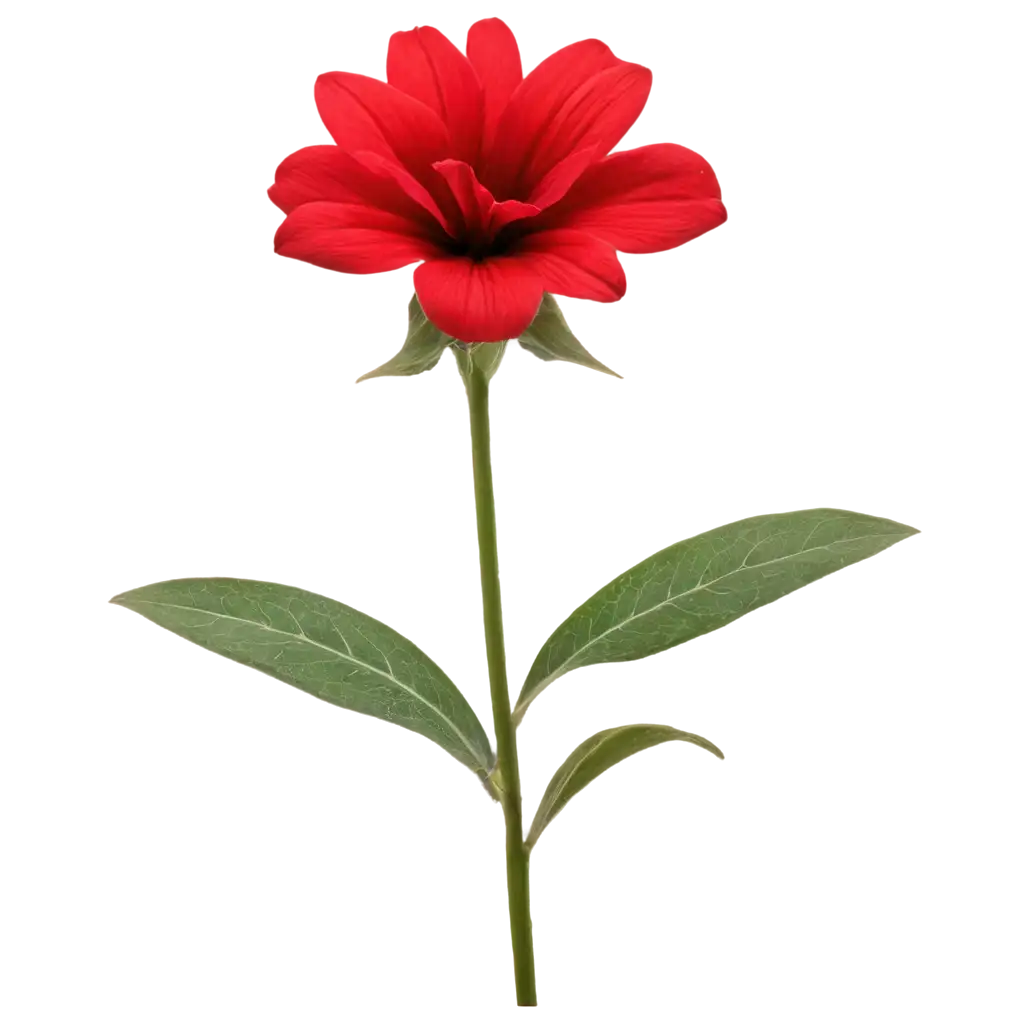 Vibrant-Red-Flower-PNG-Capturing-Natures-Beauty-in-HighQuality-Image-Format