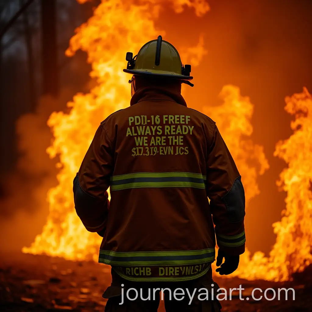 Brave-Fireman-Confronting-Flames-with-Inspiring-Message