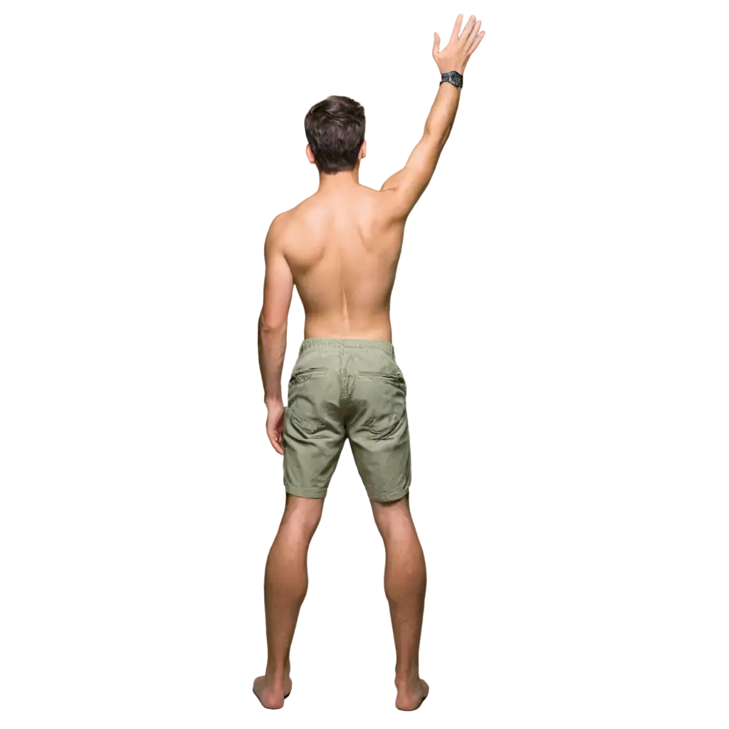 Male-Hand-Raised-Up-Palm-Back-PNG-Image-for-Diverse-Applications