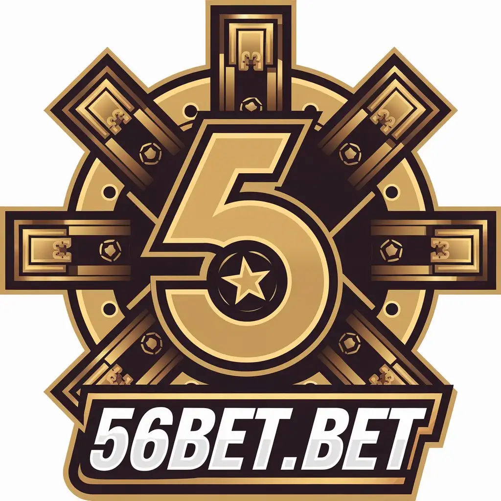 LOGO Design for 56Betbet Vector Logo with Text and Complex Symbol for Versatile Use