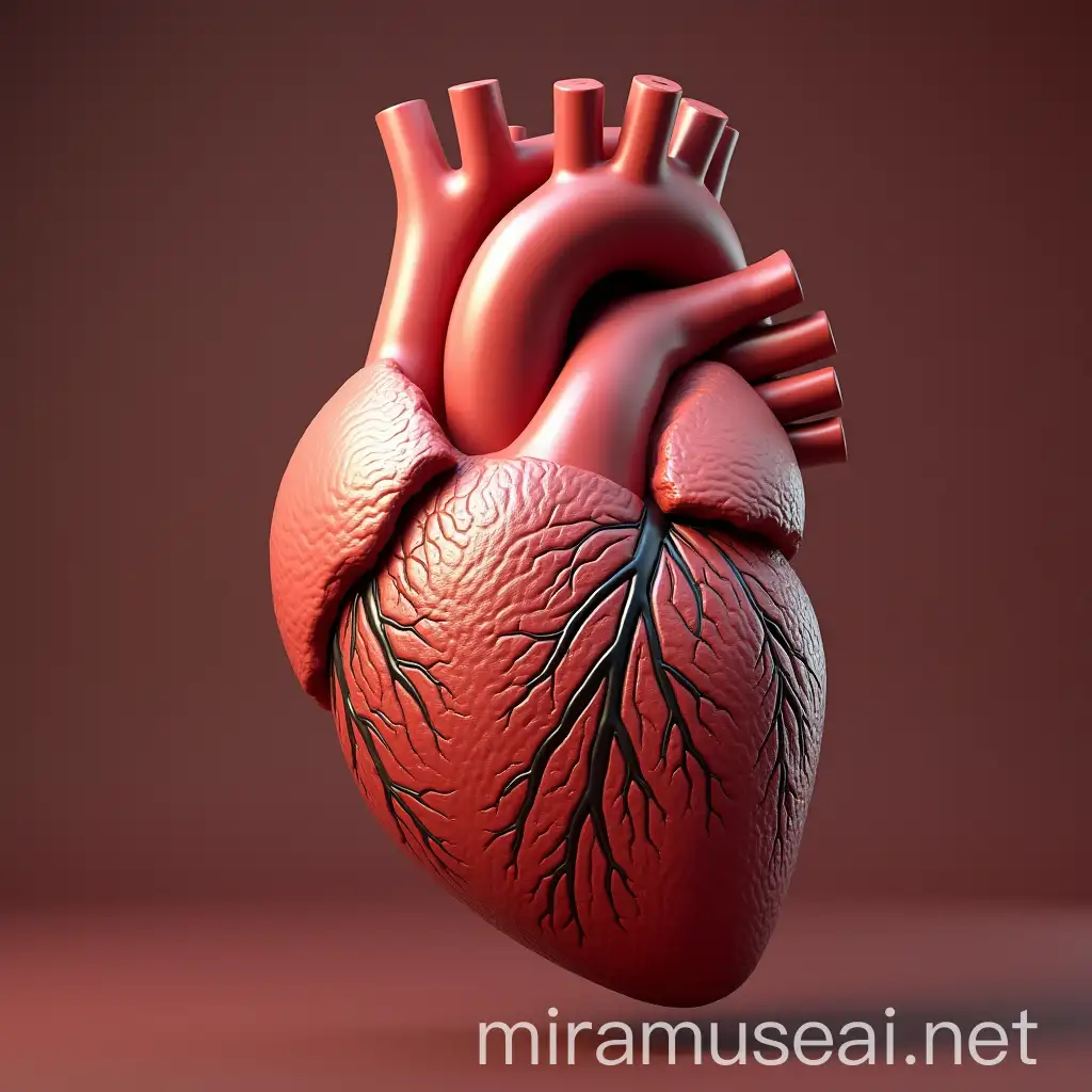 Realistic 3D Heart Organ Model for Educational Purposes