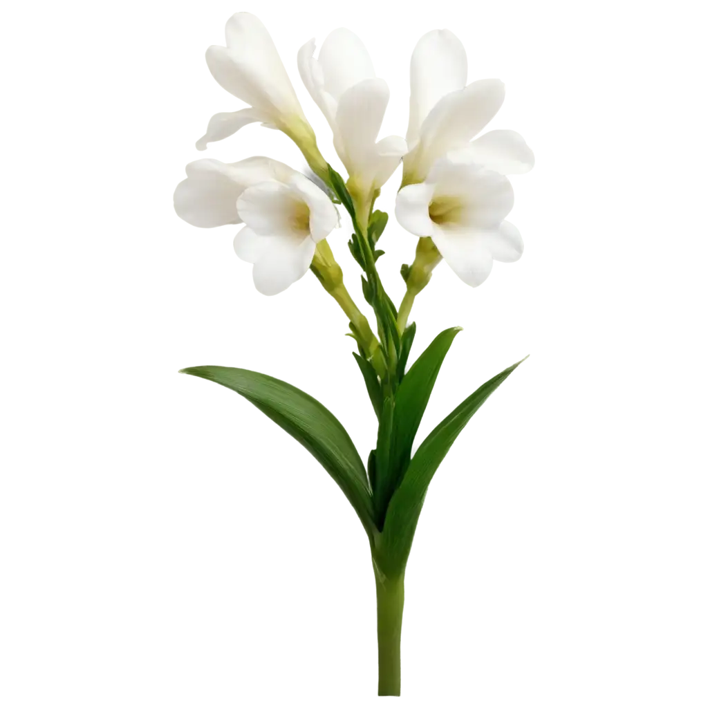 HighQuality-White-Freesia-PNG-Image-for-Versatile-Use