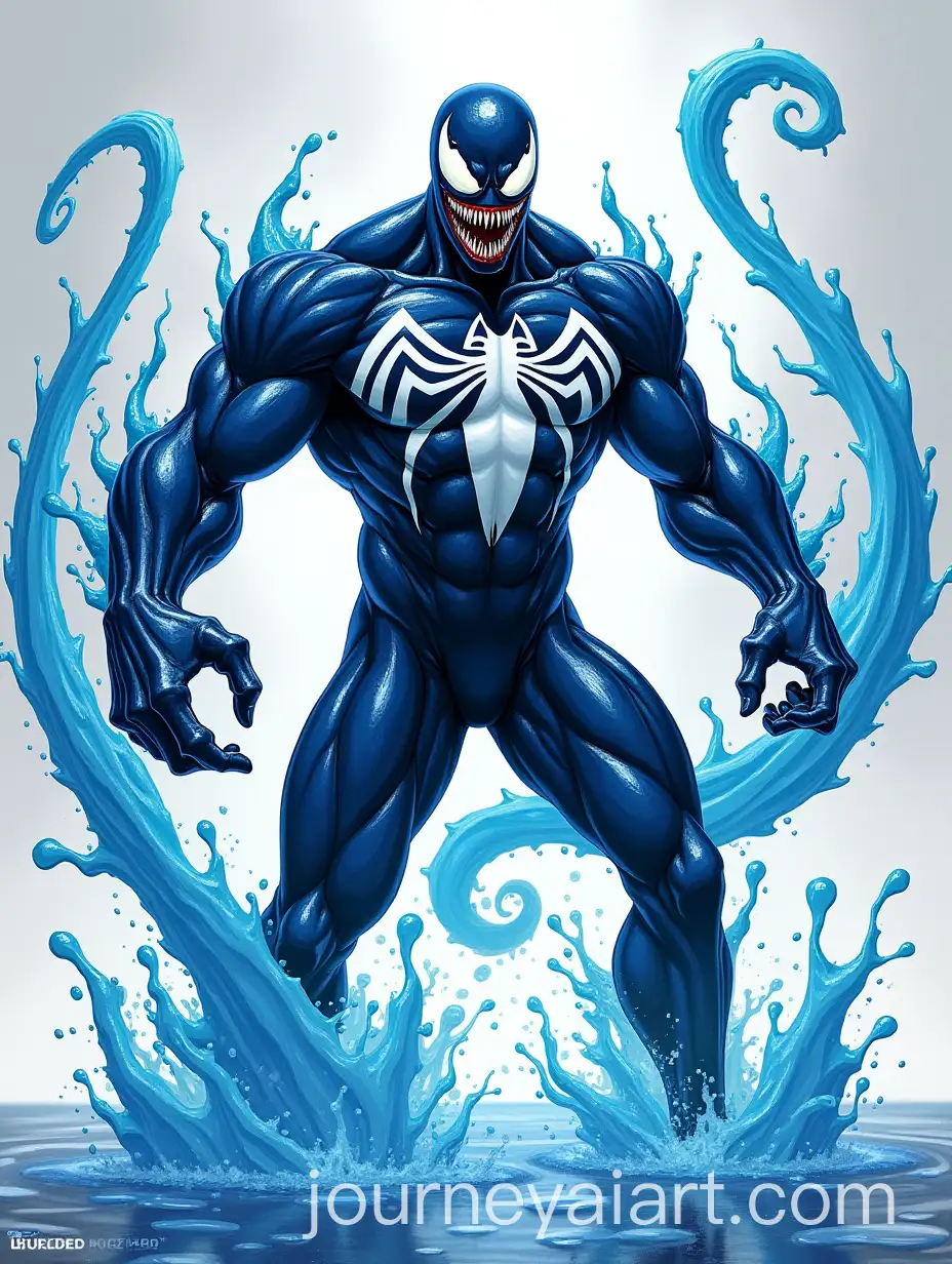 Venom-Superhero-with-WaterSymbiote-Tendrils-in-Dynamic-Defensive-Pose