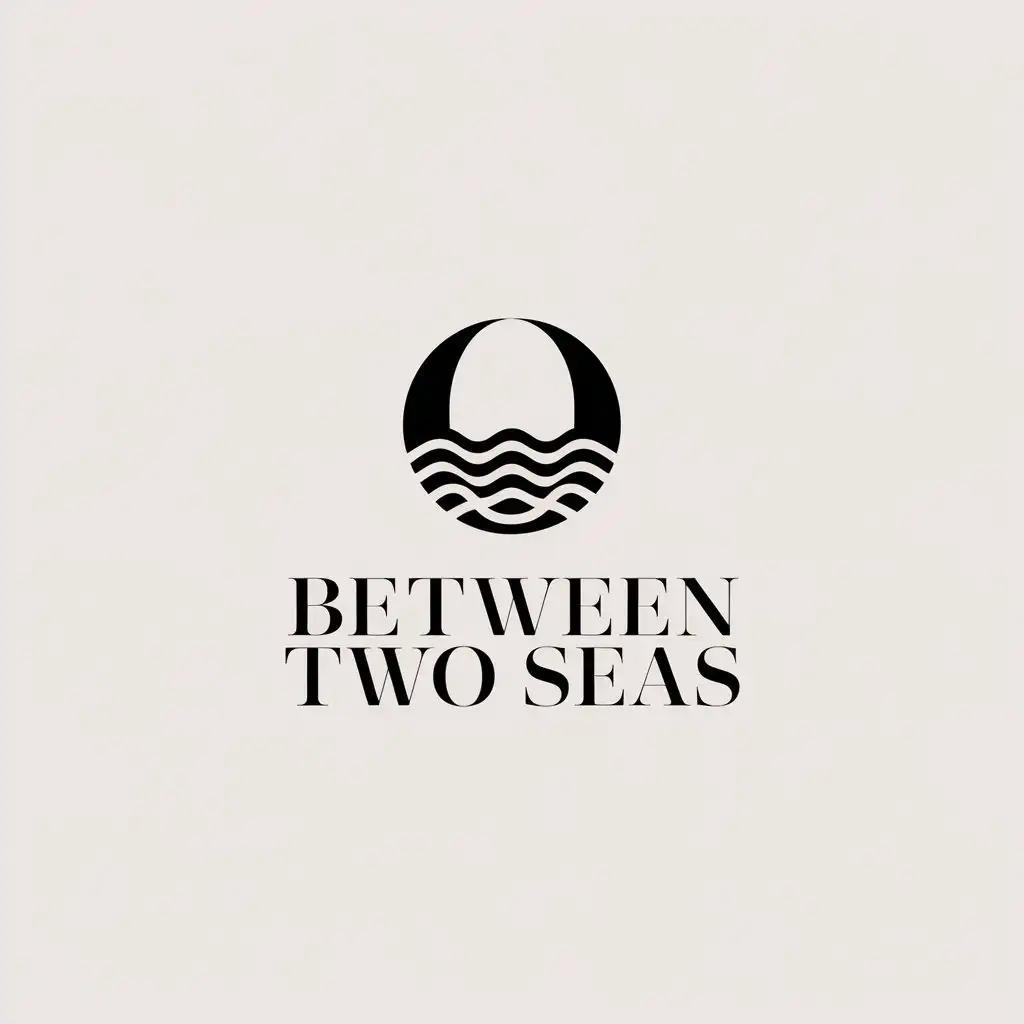 Chic and Minimalistic Womens Swimwear Logo Between Two Seas