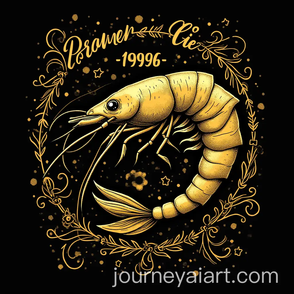 Premium-Shrimp-Design-with-Batik-Elements-and-Gold-Accents-for-TShirt