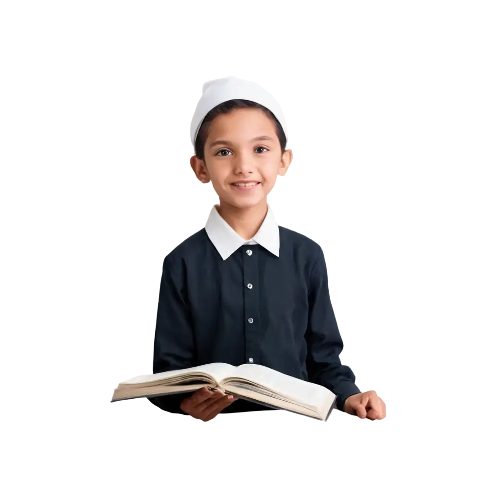 Islamic-Education-PNG-Image-Depicting-Quran-Students-in-Traditional-Attire-with-Islamic-Values