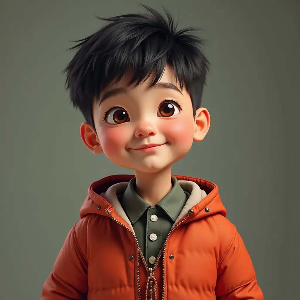 A Chinese boy , super real, super accurate.