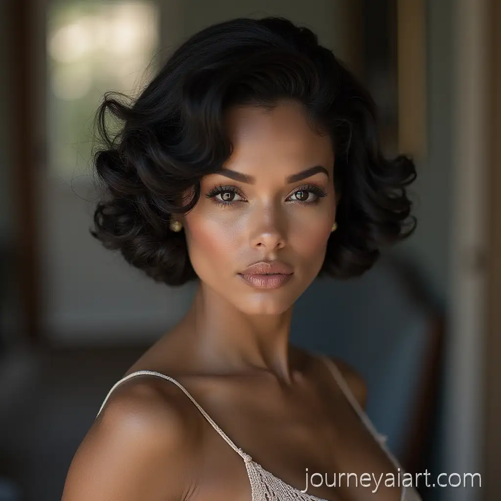 Elegant-Billie-Holiday-Commercial-Style-Portrait-in-Classic-1940s-Glamour