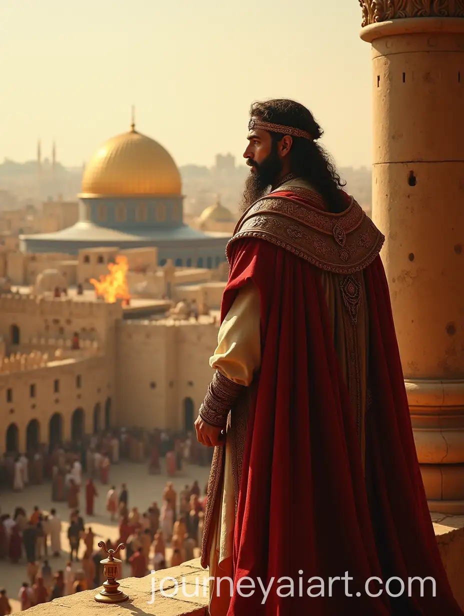 King-Hezekiah-Standing-Firm-on-Jerusalems-WallsAI-Art-Prompt-Expansion-Overlooking-His-Kingdom
