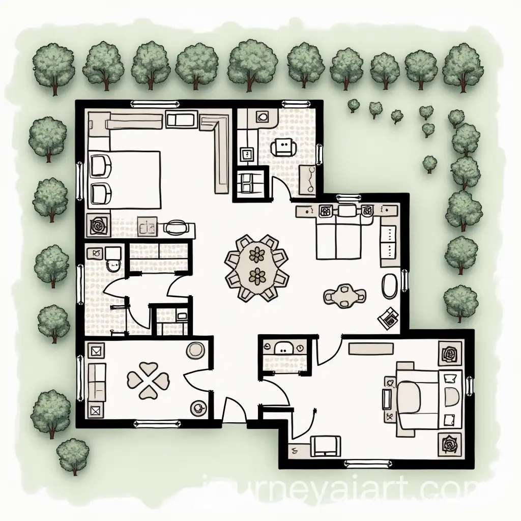 MultiGenerational-Home-Blueprint-with-Garden-and-Spacious-Living-Areas