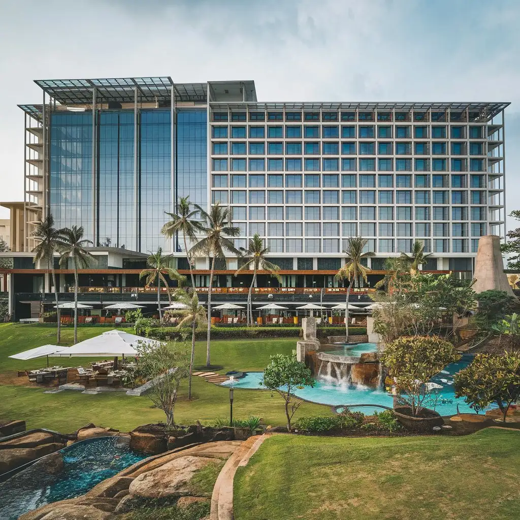 Modern-5Star-Hotel-with-Aqua-Park-and-Restaurants-in-Sri-Lanka-Landscape