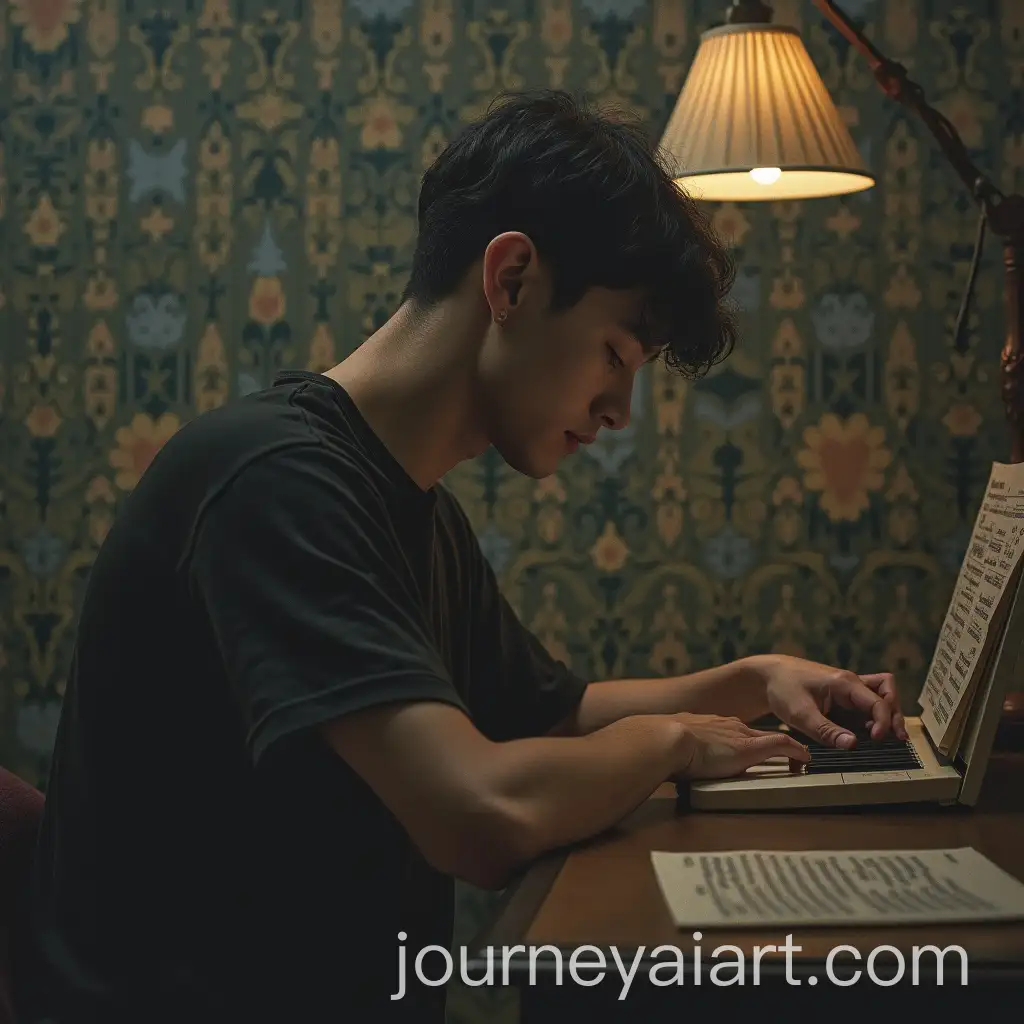 Person-Listening-to-Music-to-Cope-with-Emotions-in-Solitude