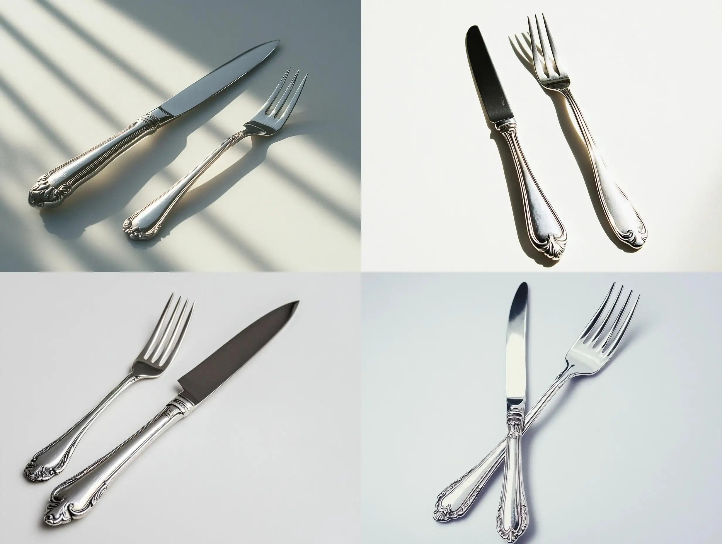 Knife-and-Fork-on-White-Table