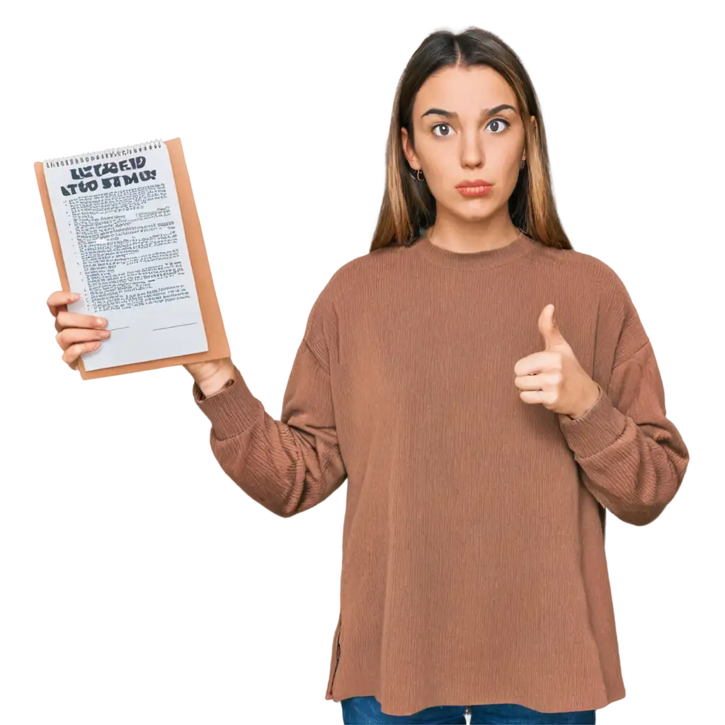 PNG-Image-Usage-AnalysisFrustrated-Young-Person-Holding-Long-ToDo-List-Cartoon-PNG-for-Stress-and-Productivity-Themes
