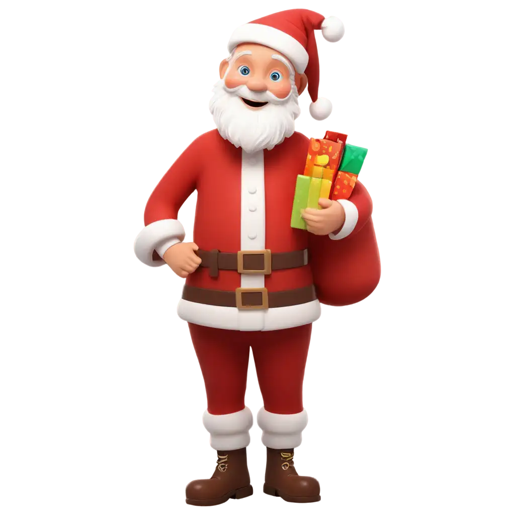 Cute-Santa-Claus-Cartoon-PNG-withPNG-Image-Usage-Analysis-Gift-Bag-Smiling-Vector-Design-for-Transparent-Backgrounds