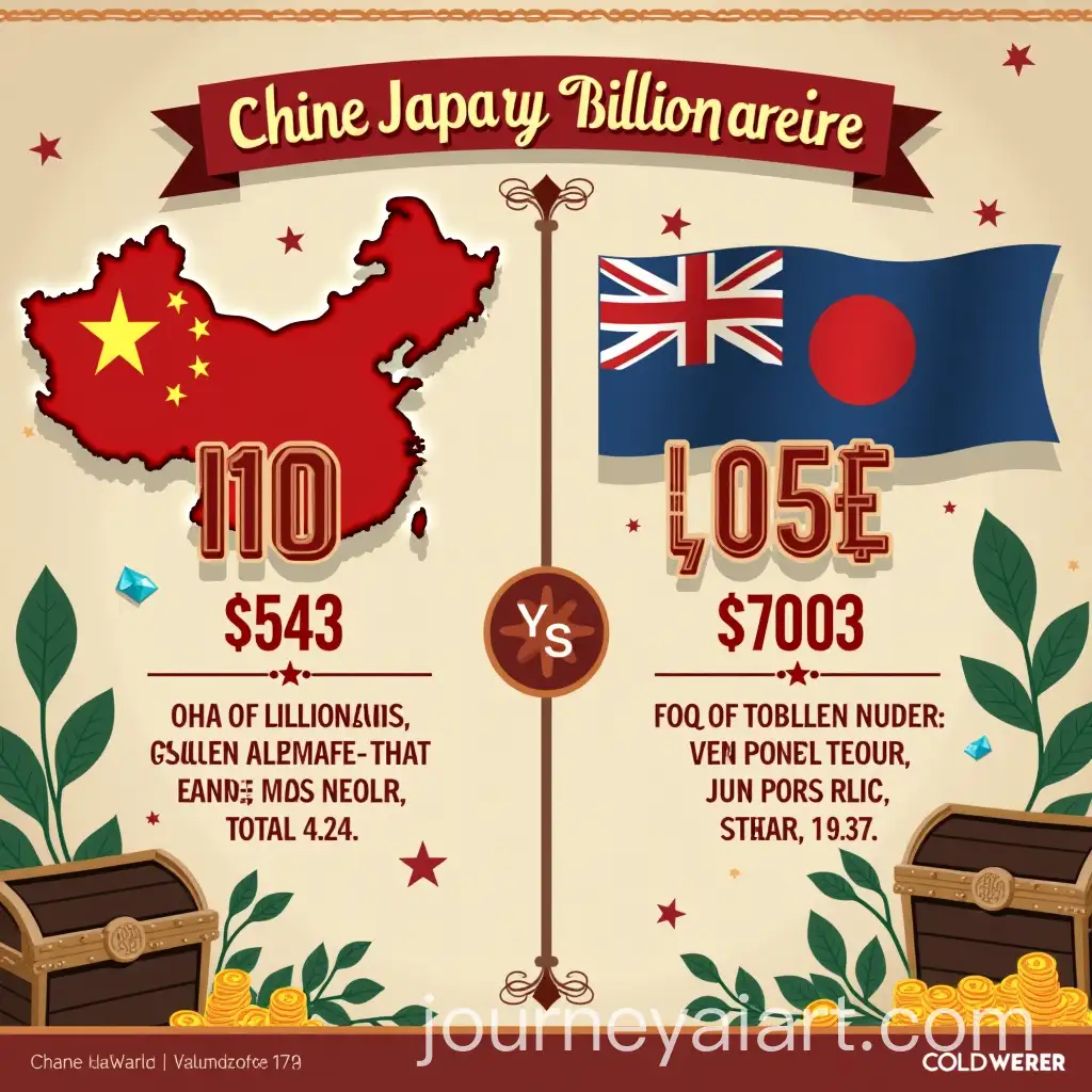 Infographic-Comparing-Billionaire-Numbers-in-China-and-Japan-with-National-Flags-and-Visual-Elements