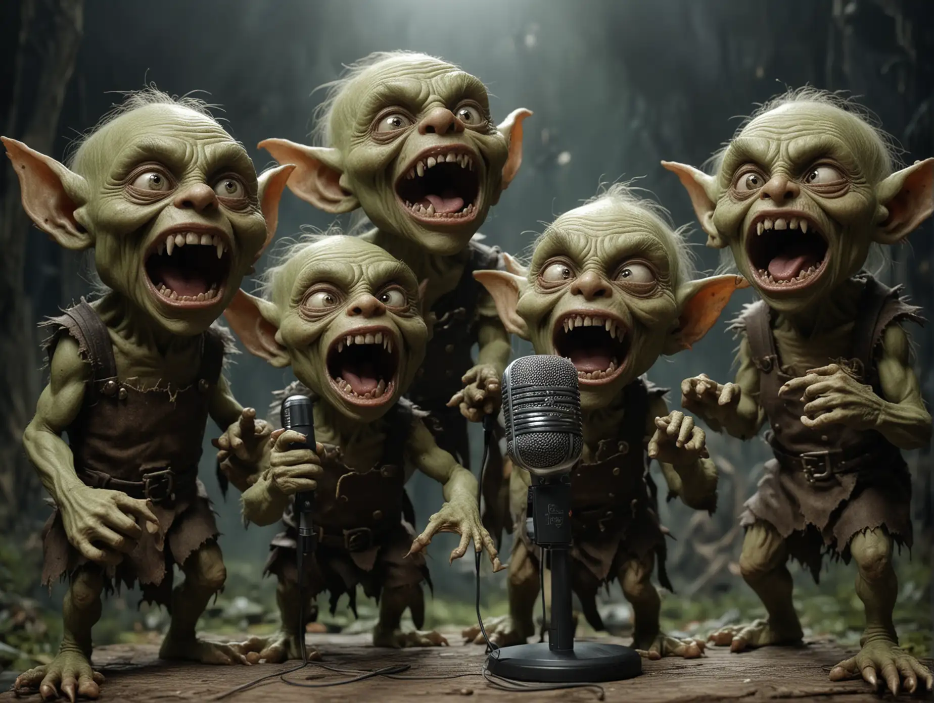 Goblins-Singing-Folk-Songs-with-Microphones