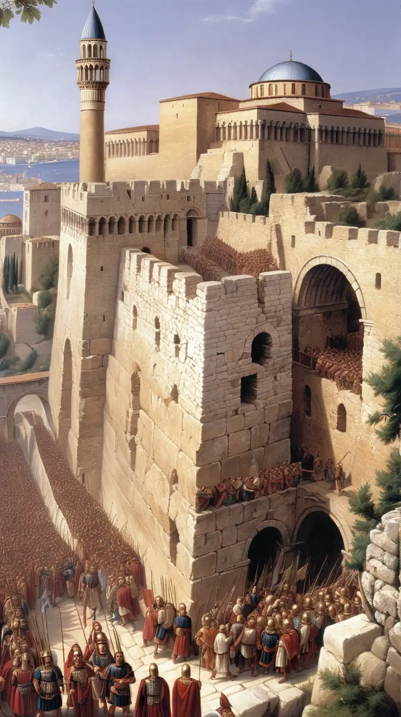 Impregnable Walls and Strategic Location Testament to Byzantine Empires Endurance