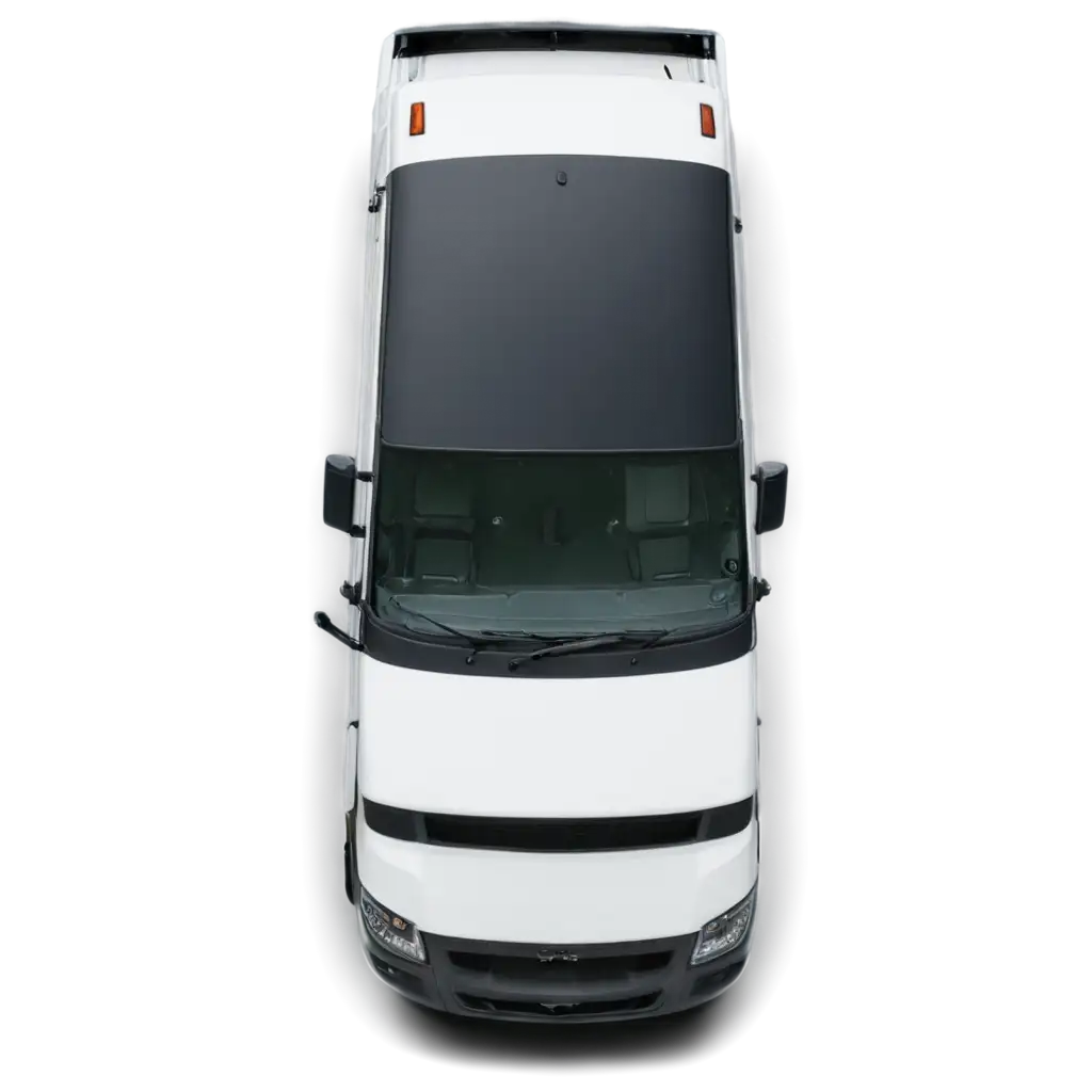 Top-View-White-and-Gray-Truck-PNG-Image-Minimalist-Aerial-Vehicle-Photography