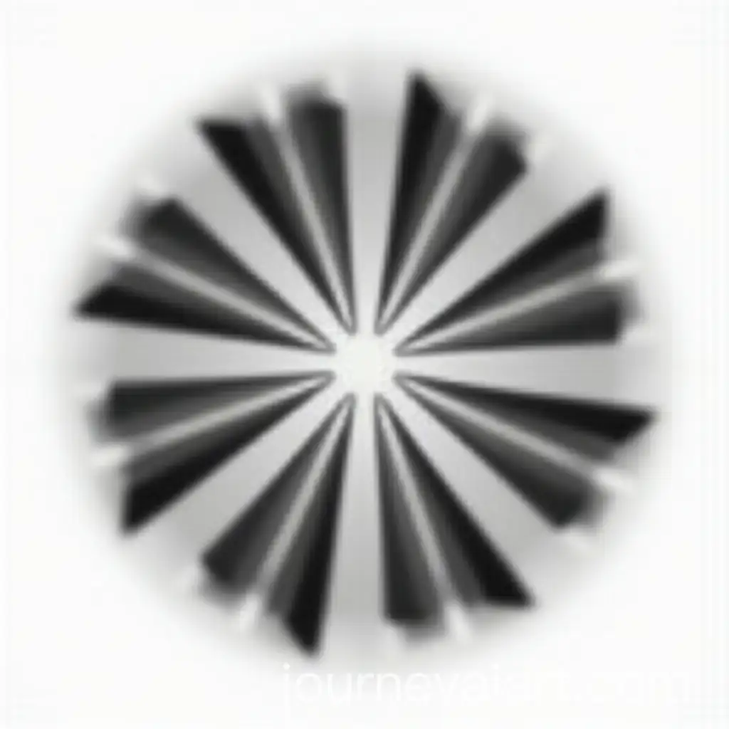 Minimalist-Geometric-Circle-in-Black-and-White-with-Precise-Segments