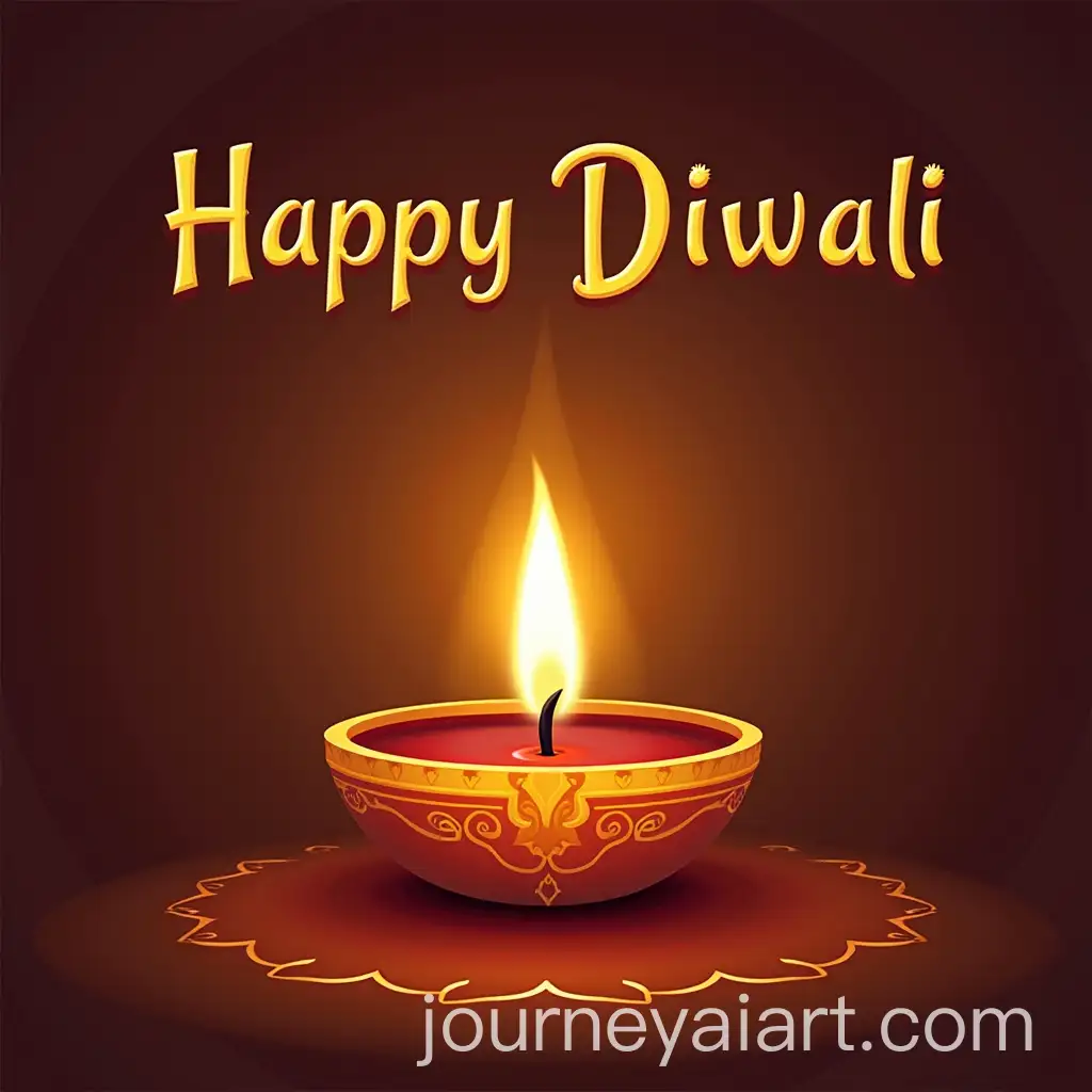 Diwali-Celebration-with-Lamps-and-Fireworks