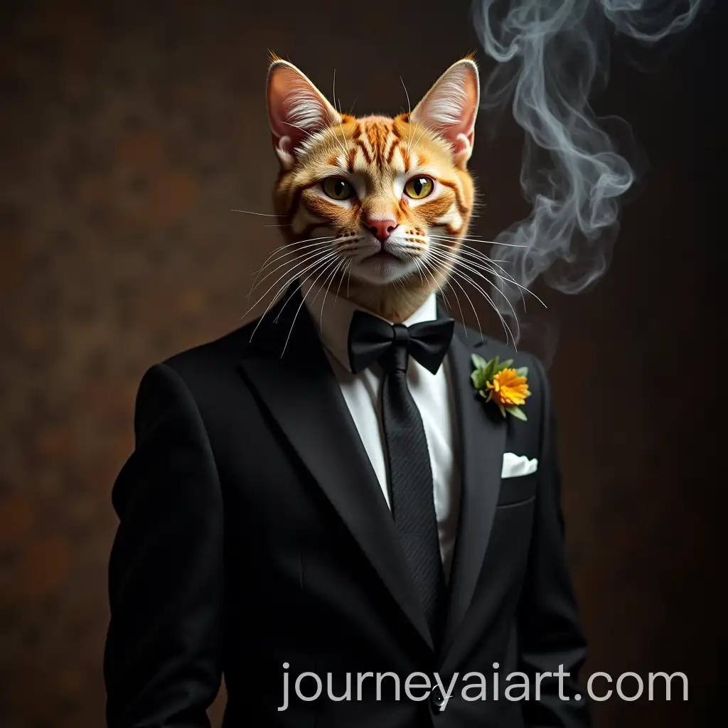 Cat-in-Suit-Smoking