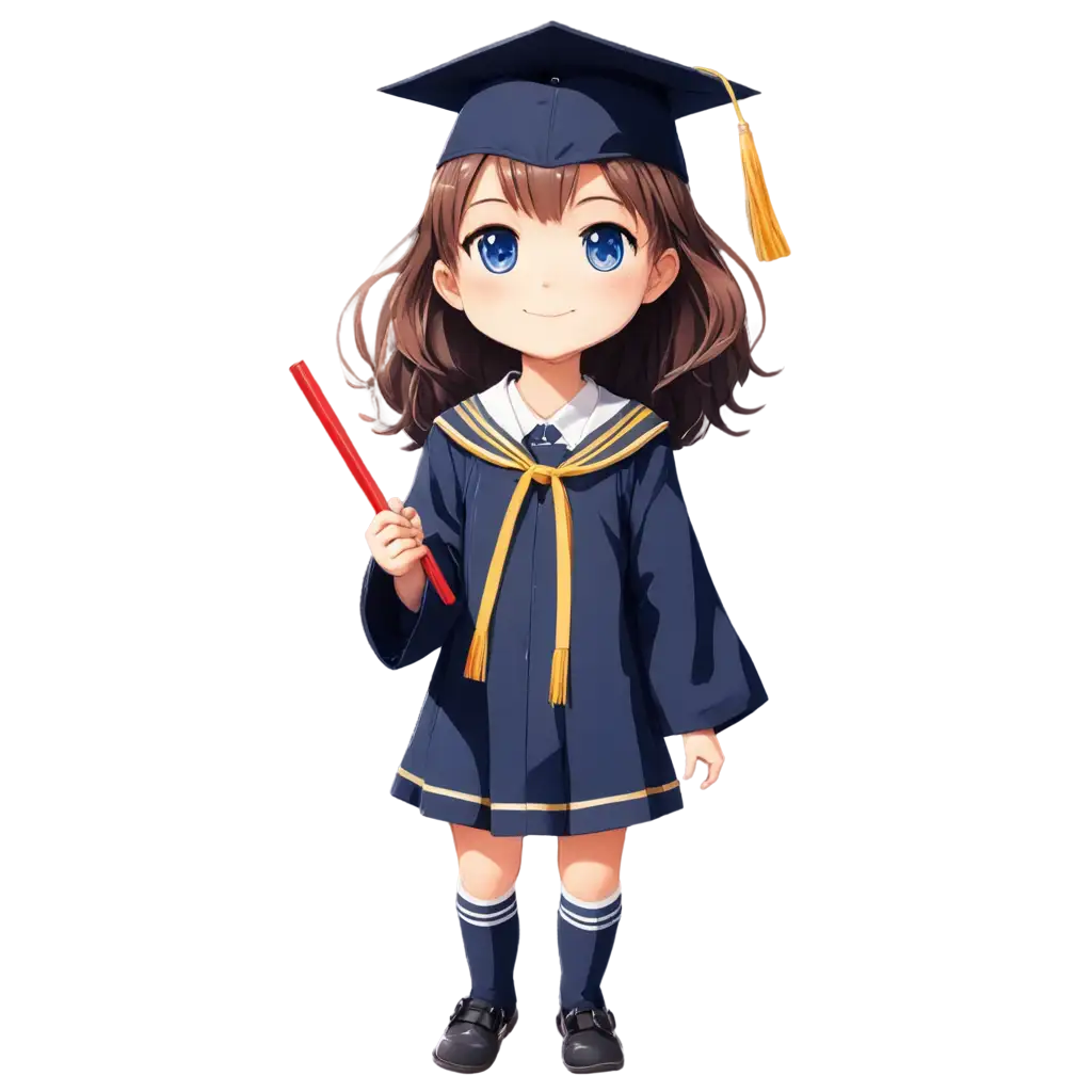 Cute-Anime-Kindergarten-Girl-Graduation-PNG-Perfect-for-Celebratory-Designs