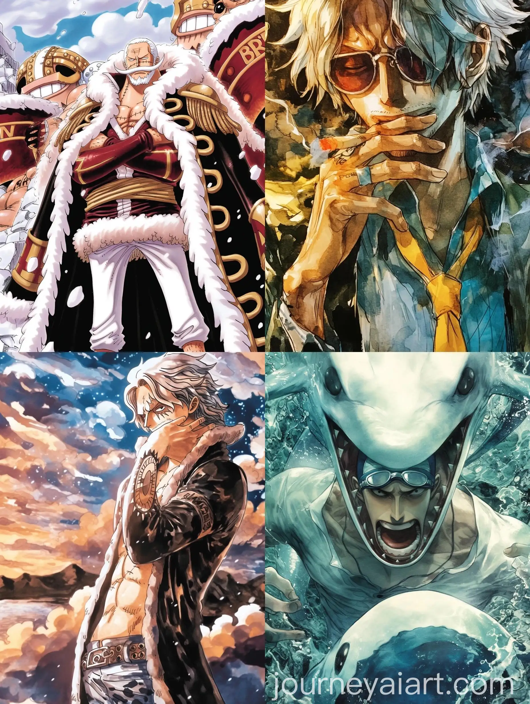 Watercolor-Manga-Character-Portrait-Man-Captain-Jakes-Beluga