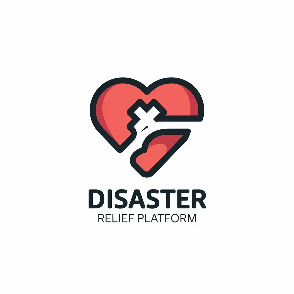 LOGO Design for Disaster Relief Platform AIqing Symbol with Clear Background for Internet Industry