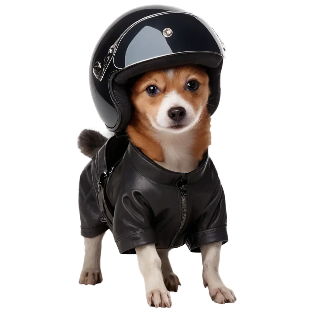 Adorable-Small-Dog-with-Helmet-on-Moto-PNG-Image-for-Quirky-Pet-Lovers