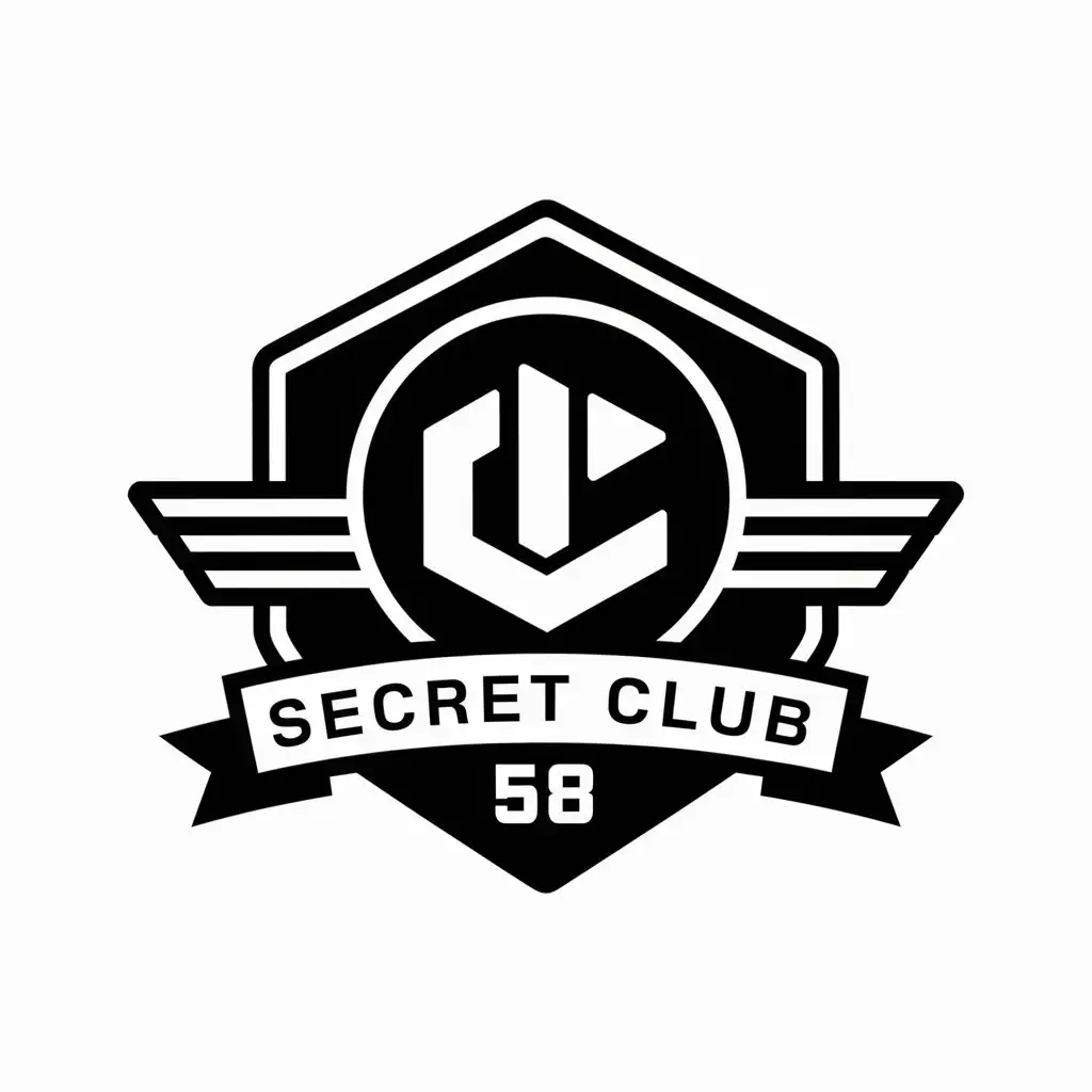 LOGO-Design-For-Secret-Club-58-Lev-and-Moderate-CyberSport-Industry-Logo