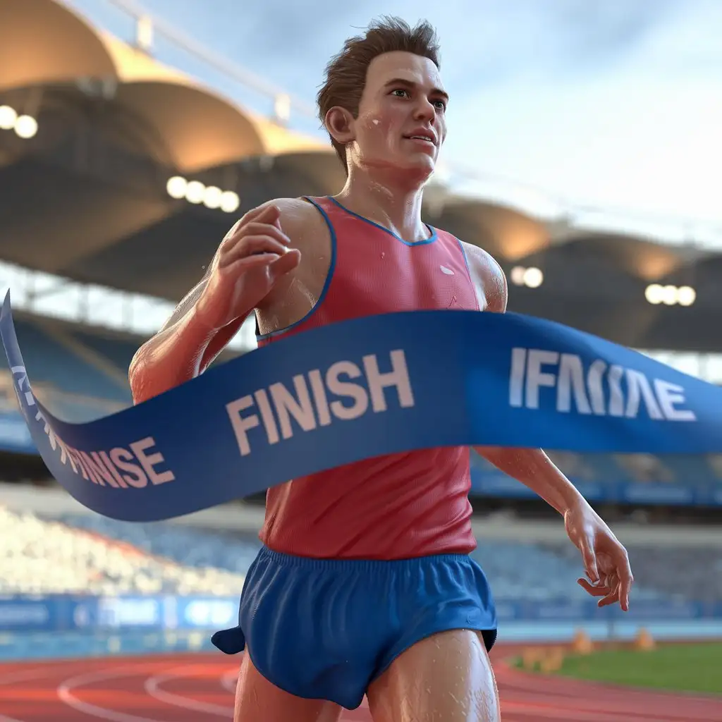 Realistic-Male-Athlete-Running-Over-the-Finish-Line-in-Stadium