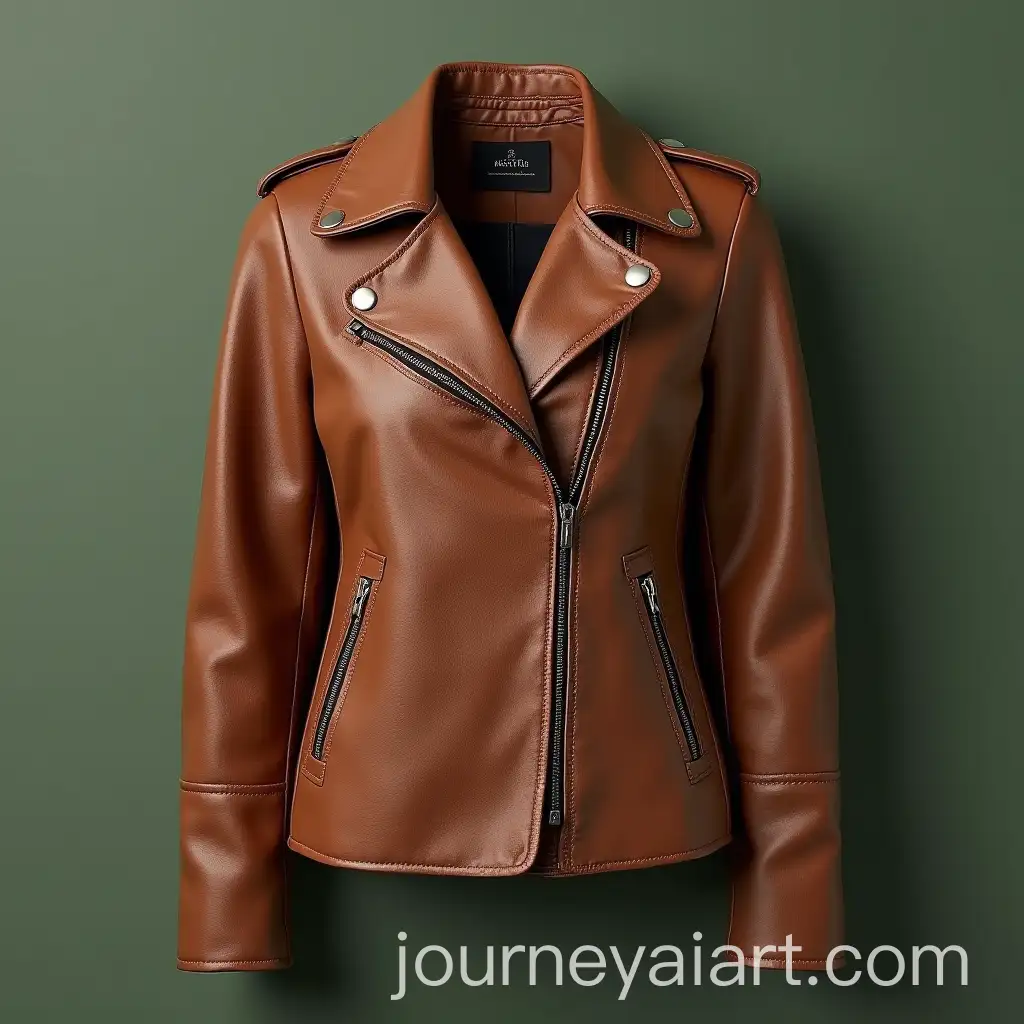 Sustainable-Luxury-Leather-Jacket-Packaging-for-FashionForward-Young-Women