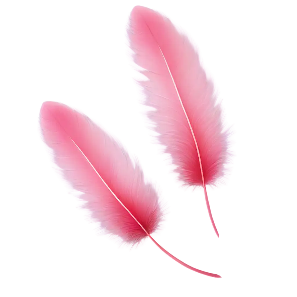 air pink feather