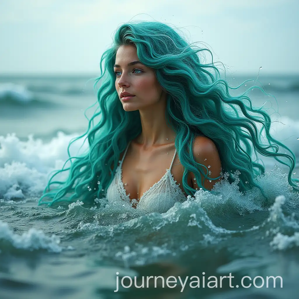 Goddess-Emerging-from-the-Waves-with-Seaweed-andAI-Image-Prompt-Expansion-Sea-Foam-Hair