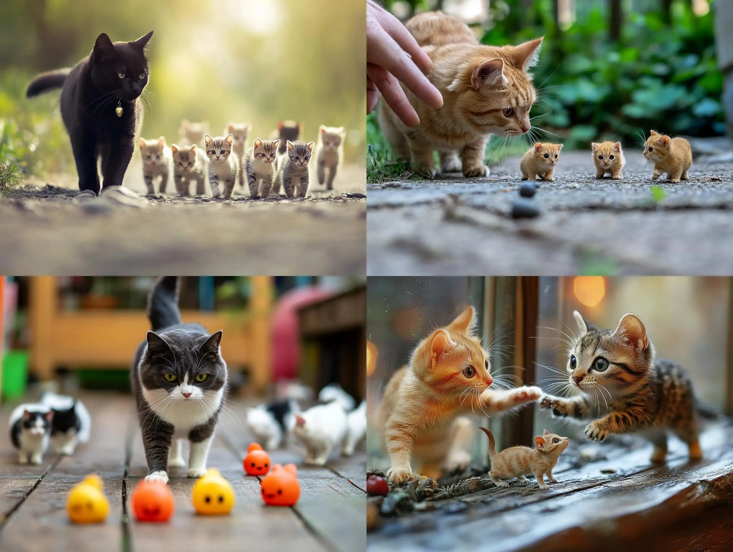 Mouse-Cat-and-Dog-Playing-Follow-the-Leader