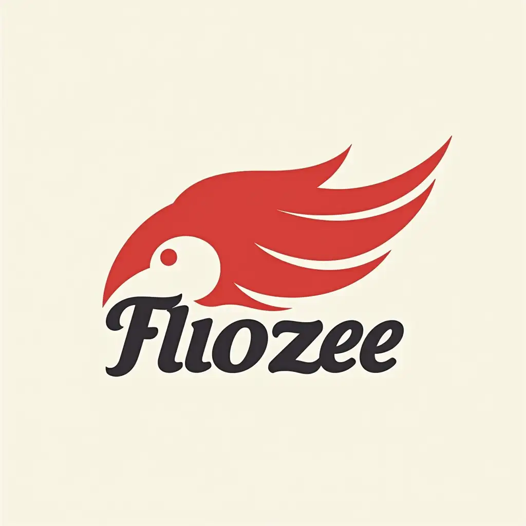 logo with a red wing below it, the word Fllozee is there