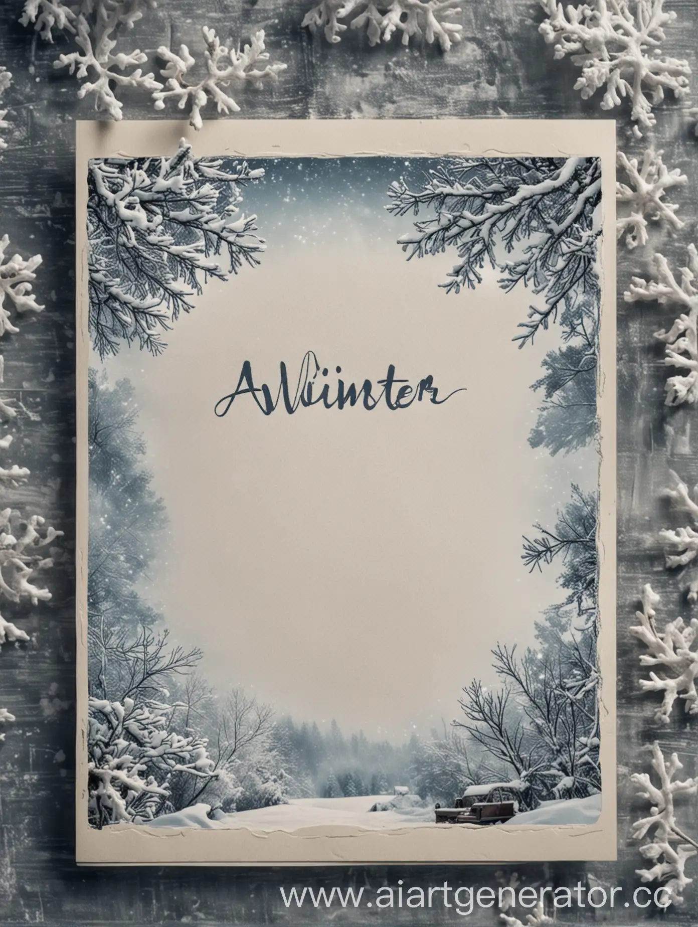 Winter-Wonderland-Postcard-Design-with-Customizable-Text