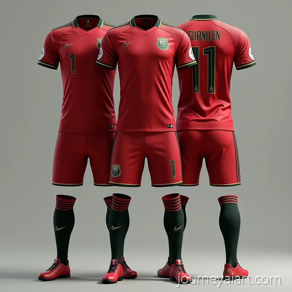 Elegant-Red-Football-Kit-with-Silver-and-Gold-Accents