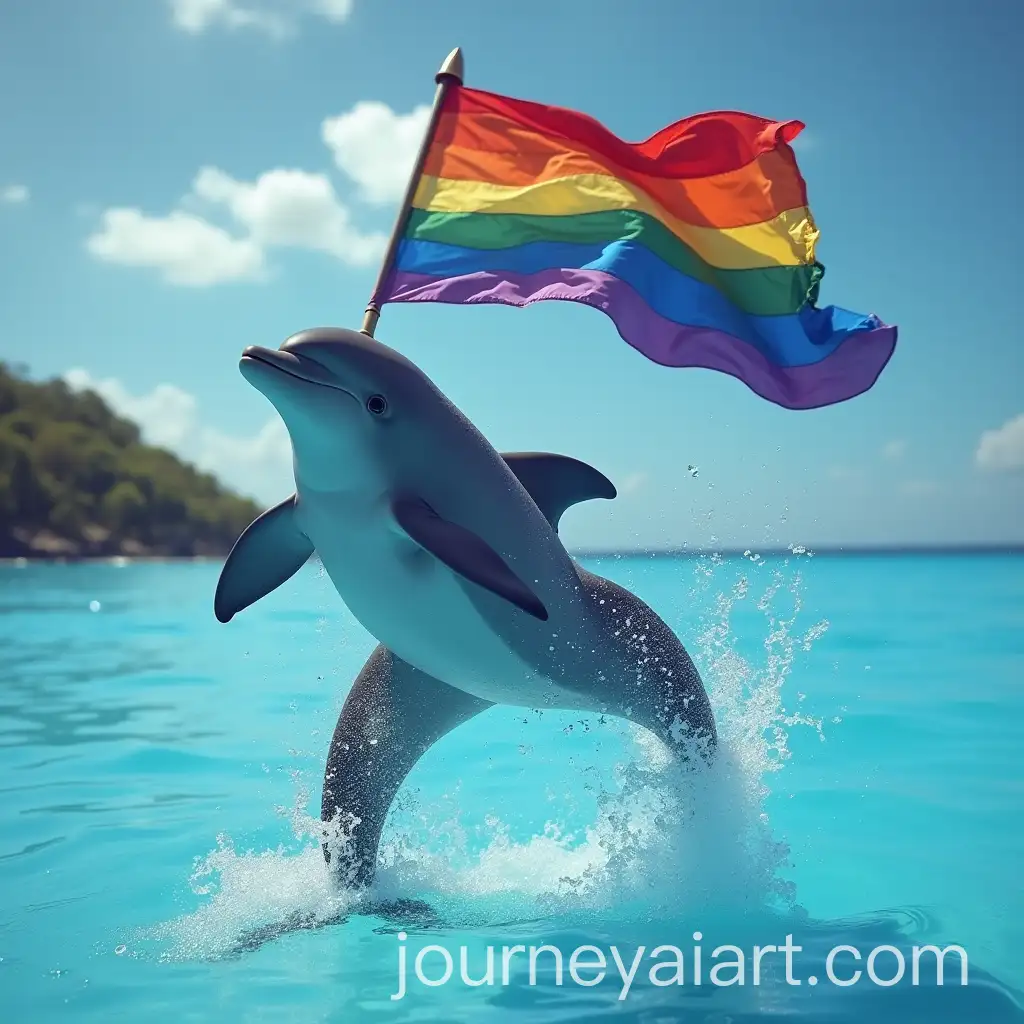 Dolphin-Dancing-with-LGBT-Flag-in-Joyful-Celebration