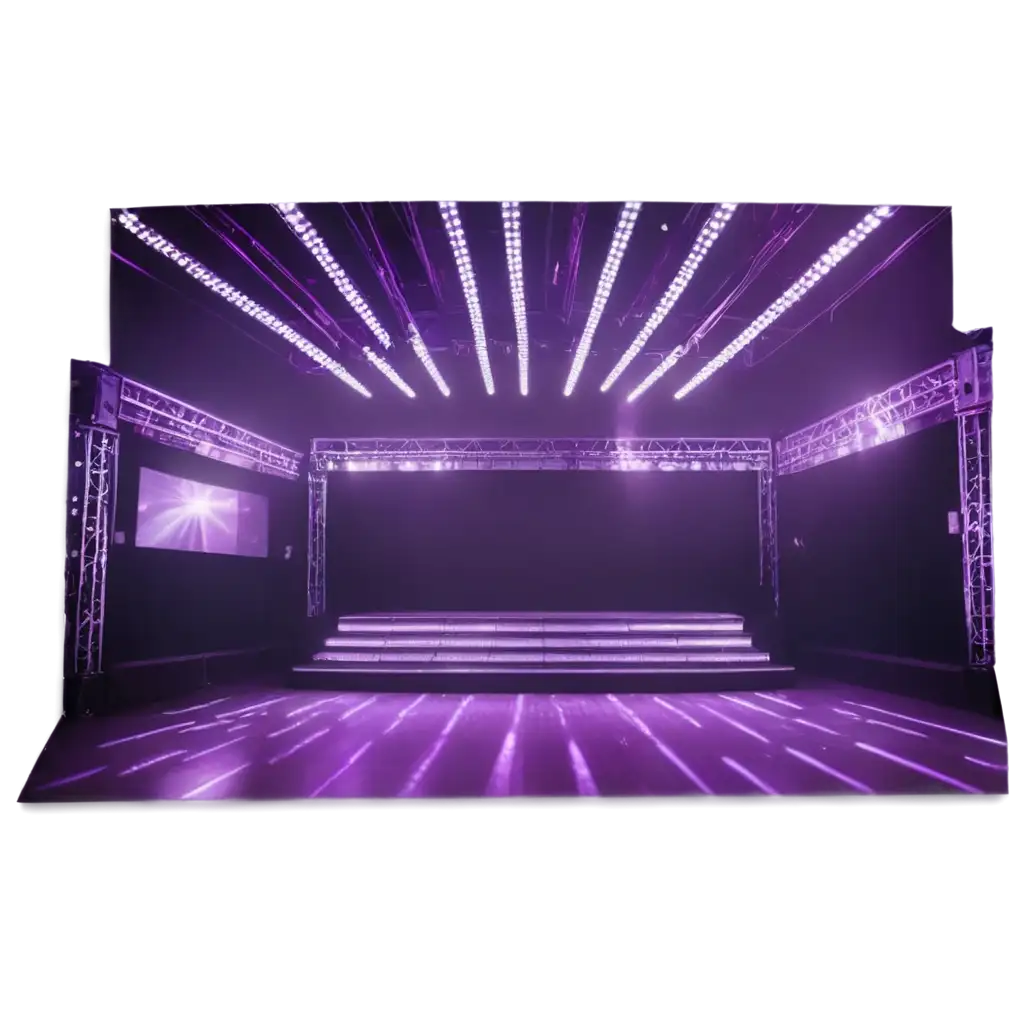 Nightclub-Stage-with-Disco-Lights-and-Four-Dancers-PNG-Image-Vibrant-Dance-Scene-Captured-in-High-Quality