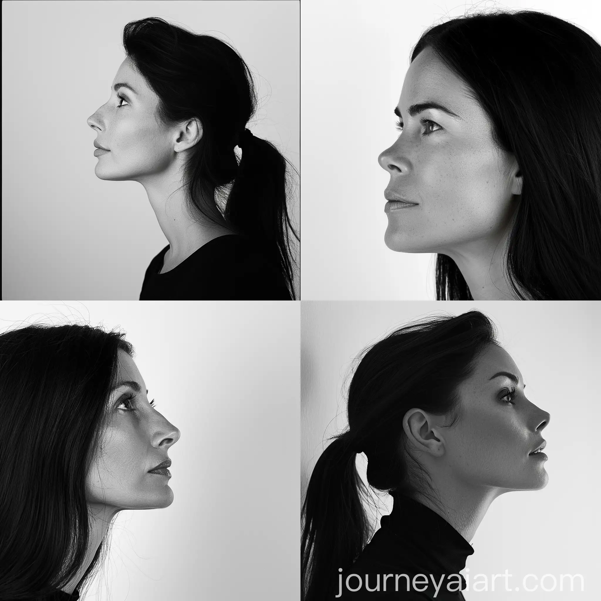 Intriguing-35YearOld-Dark-Haired-Woman-in-Cinematic-Profile-Portrait