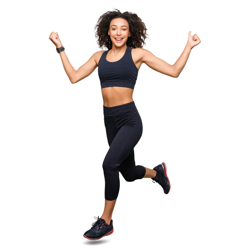 HighQuality-PNG-Image-of-a-Healthy-Woman-Jumping-in-Gym-Clothes