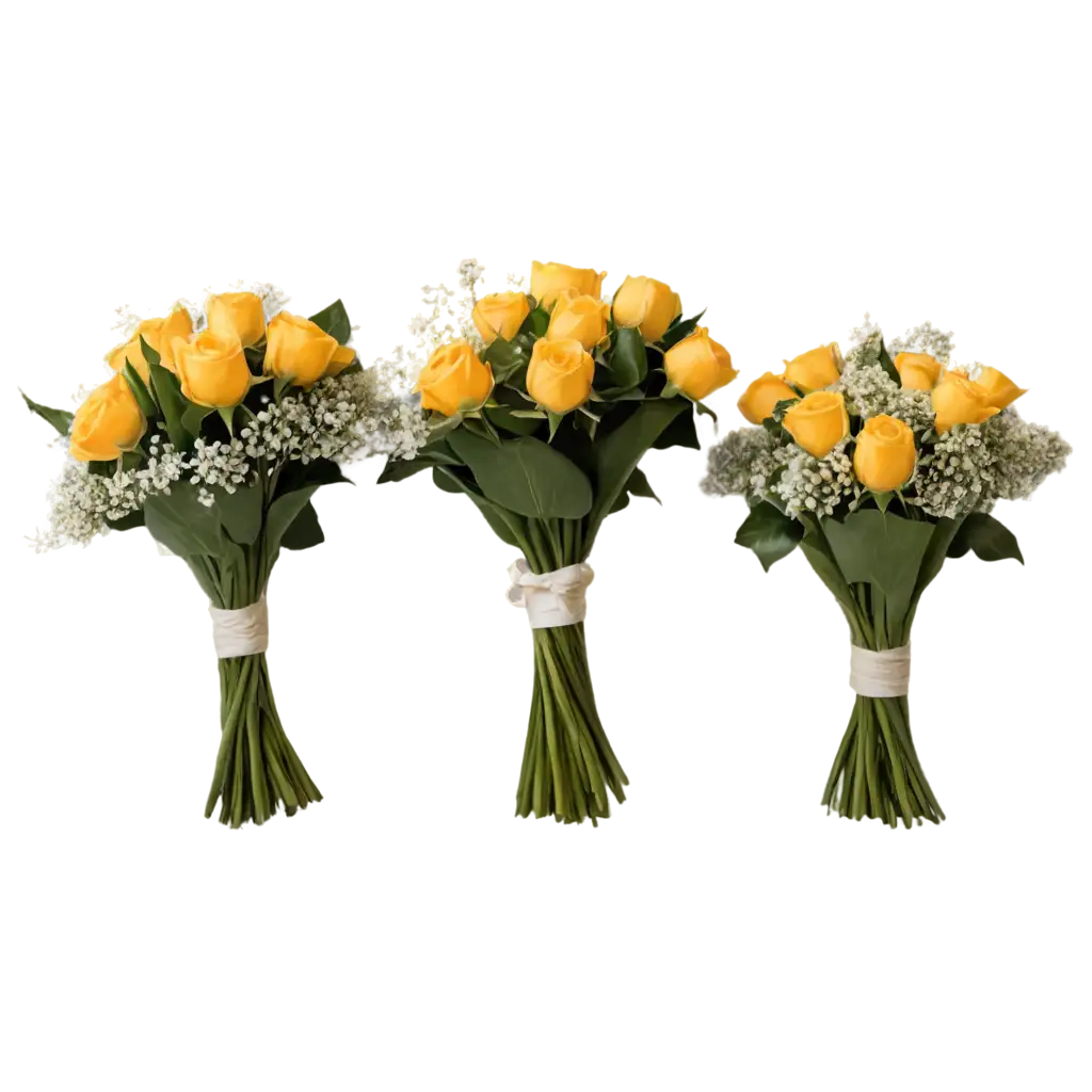 Vibrant-Yellow-Roses-Bouquet-PNG-Image-Fresh-and-Airy-Floral-Arrangement-with-Green-Bupleurum-and-Eustomas